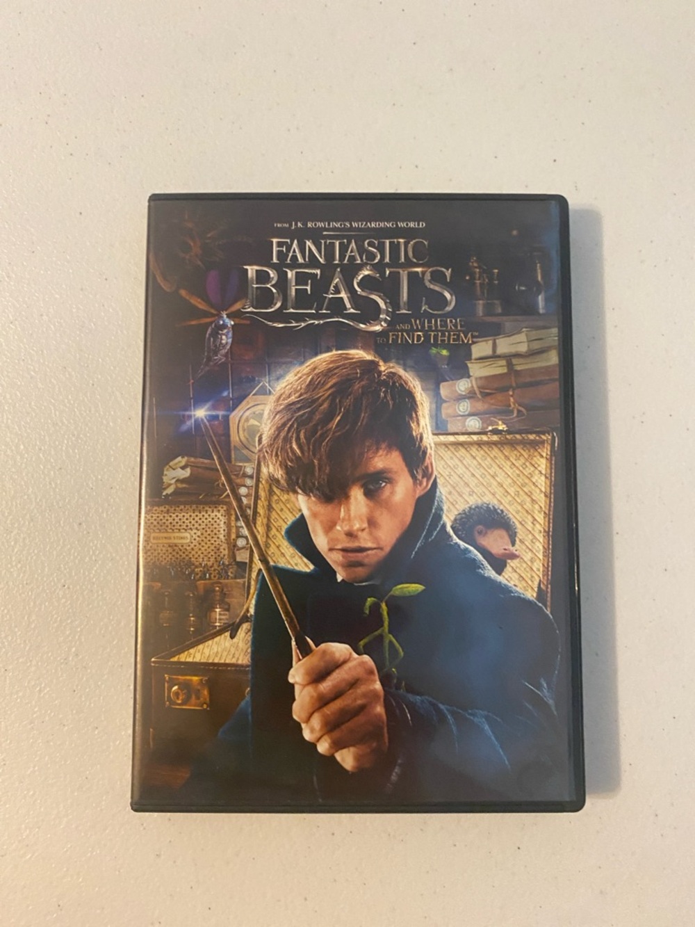 Fantastic Beasts and Where to Find Them DVD - Blue Cover